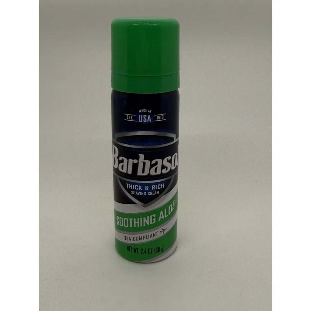 Barbasol Shaving Cream Soothing Aloe, Gillette Razor & Shaving Foam‎ Travel RARE